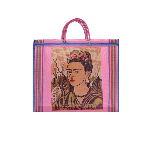 frida kahlo mesh bag