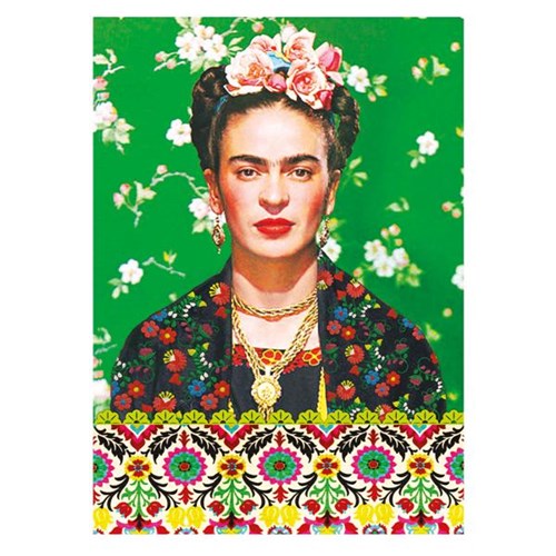 Notebook A5 Frida Kahlo Photo green - Retro/Vintage | Kitsch Kitchen