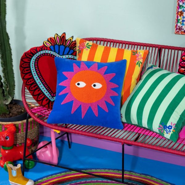 Cushion sun - blue - Image 2