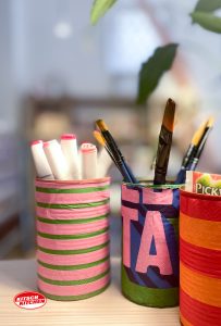 Napkins tin craft