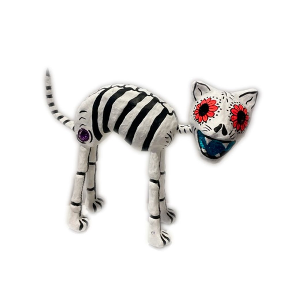 dia del muertos, Mexico, skeleton cat