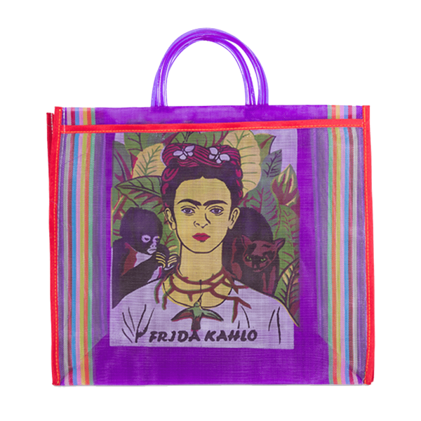 Kitsch Kitchen - Tas Maya Frida Kahlo paars