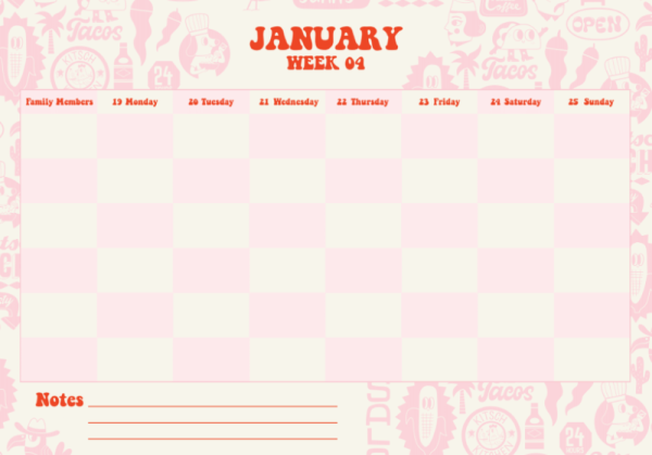El restaurante family planner tasty taco 2026 - Image 2